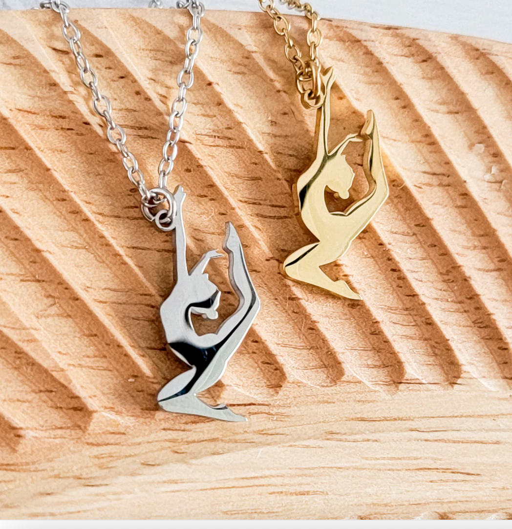 Dancer Necklace – Gold or Silver Stainless Steel