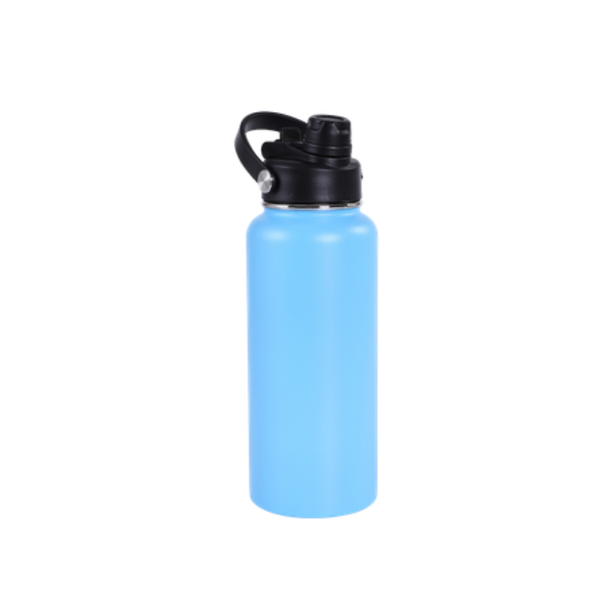Custom Engraved 32 oz Water Bottle with Dual Sport Lid