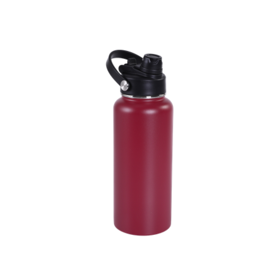 Custom Engraved 32 oz Water Bottle with Dual Sport Lid