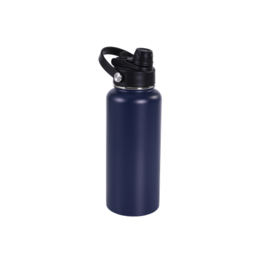 Custom Engraved 32 oz Water Bottle with Dual Sport Lid