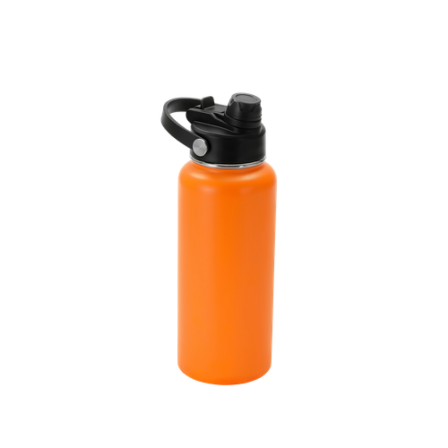 Custom Engraved 32 oz Water Bottle with Dual Sport Lid