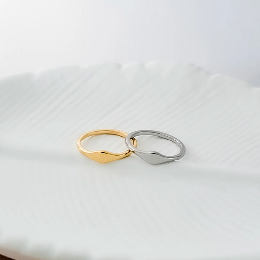 Dainty Chevron Ring – Sleek, Subtle, Stackable