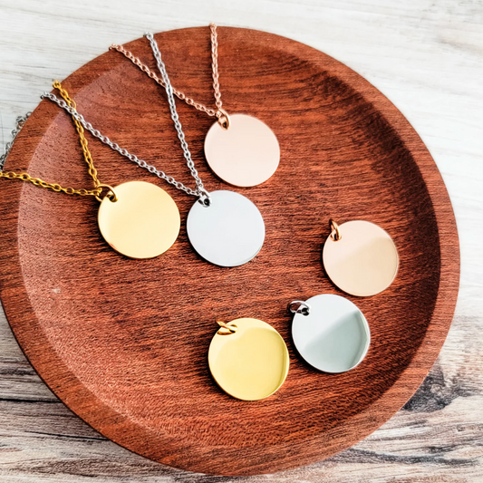20mm Disc Necklace – Minimal & Meaningful